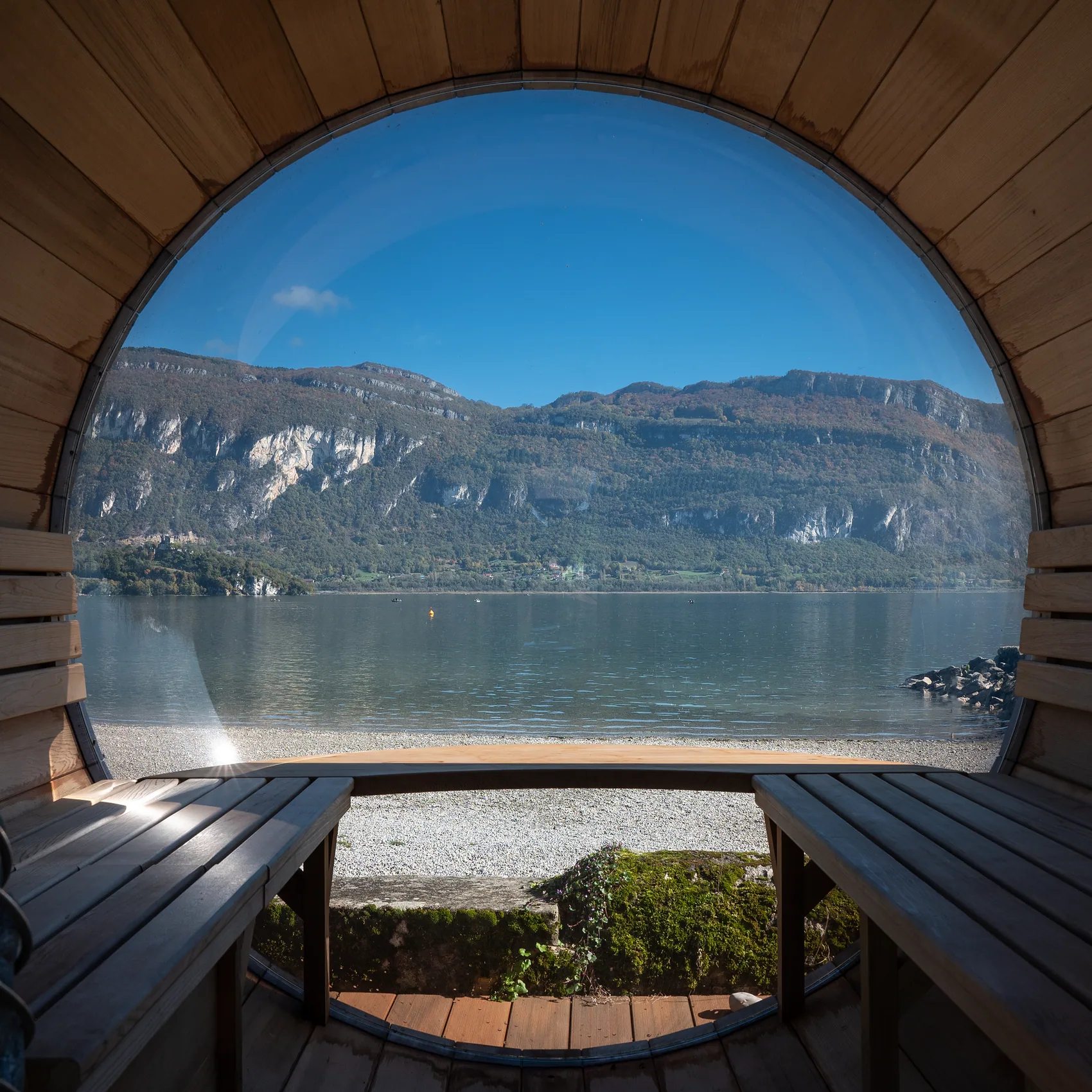 Le sauna au bord du lac, un cadre pour se ressourcer